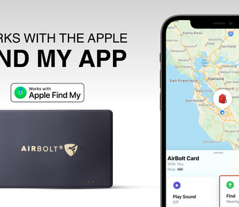 AirBolt Card Works with the Apple's Find My