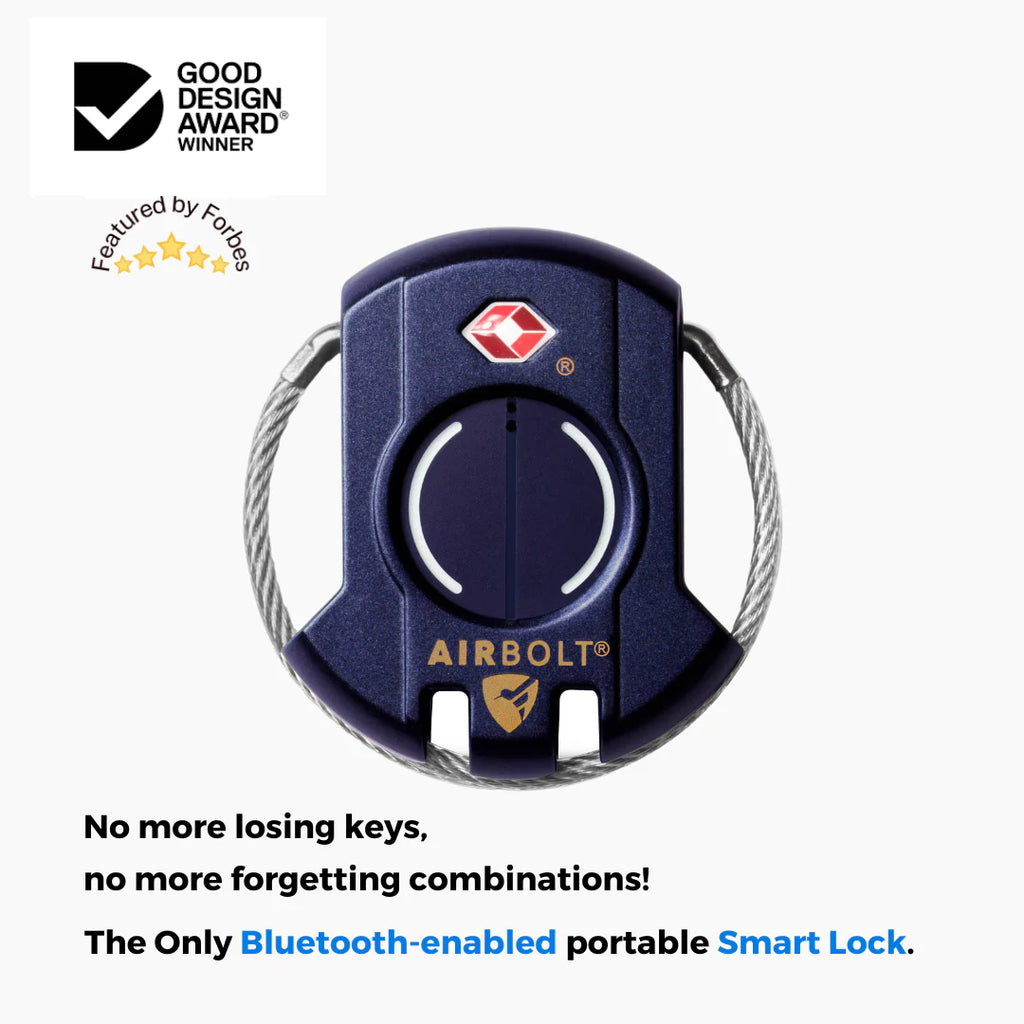 AirBolt® The Truly Smart Travel Lock (Gen 5)