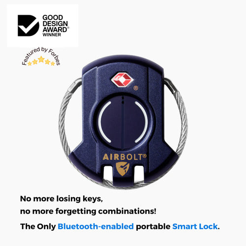 AirBolt® The Truly Smart Travel Lock (Gen 5)